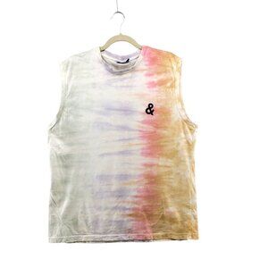 ASOS X Glaad Gender Equality Tie Dye Sleeveless Shirt Tank Size 2XL Women Unisex